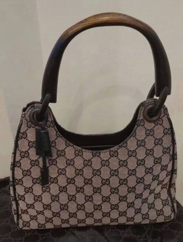 GUCCI BORSA SPALLA MANICO IN OSSO - immagine 3